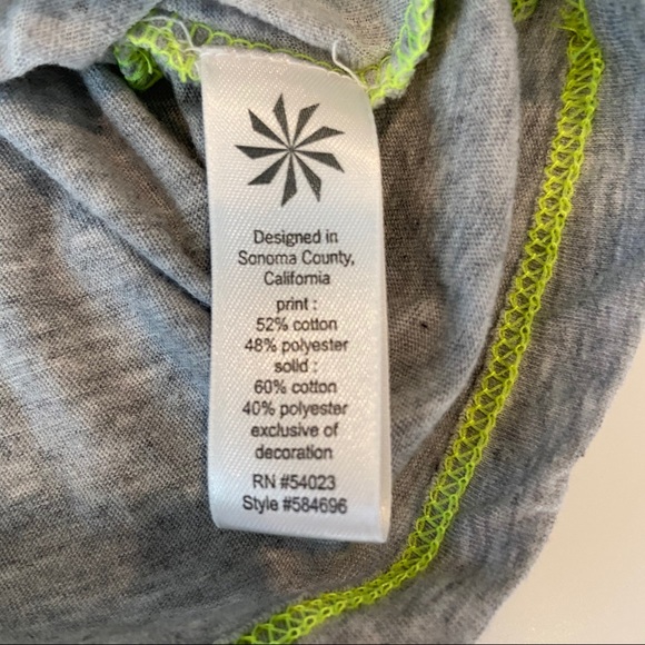 Athleta Challenger Gray Heathered Tee Shirt.  Size Small. EUC - Picture 7 of 9